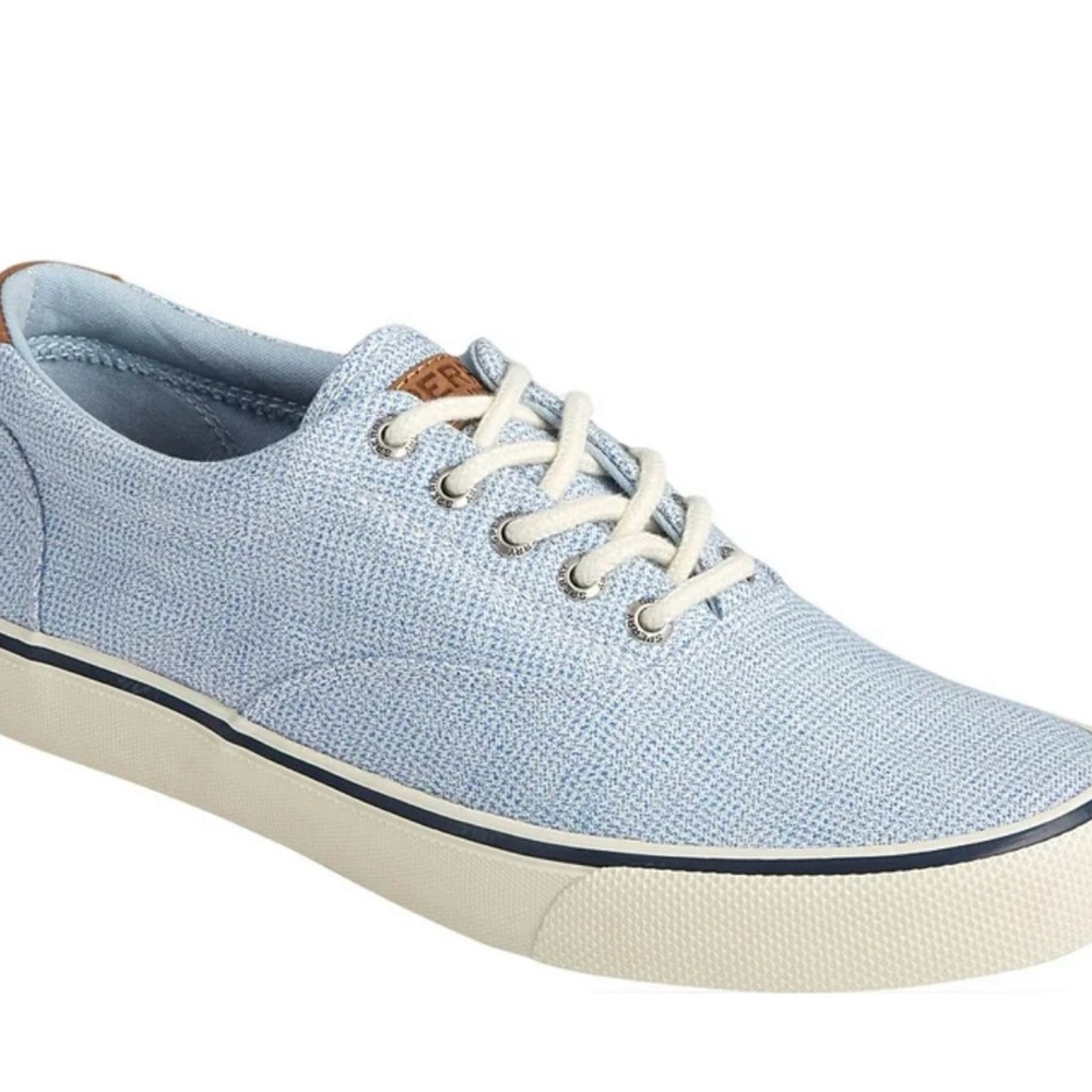 Sperry Men’s Blue Gingham Striper II CVO Lace Up Sneaker- Size 10